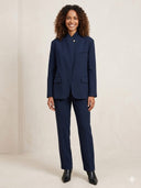 Blazer con Collo Coreano