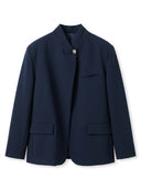 Blazer con Collo Coreano