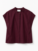 Blusa smanicata collo coreana