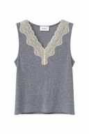 Top in Cotone a Costine