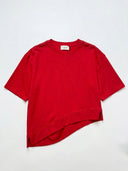 T-shirt over con fondo asimmetrico