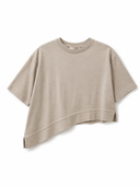 T-shirt over con fondo asimmetrico