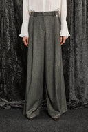 Pantalone antracite a gamba dritta