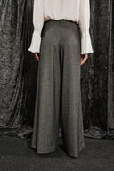 Pantalone antracite a gamba dritta