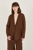 Blazer monopetto dal taglio essenziale