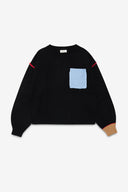 ottod'Ame Maglione con dettagli a contrasto