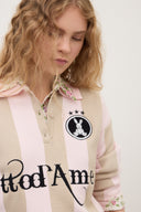 Polo sportiva  con ricami