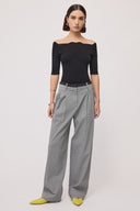 Maglia scollo a barca